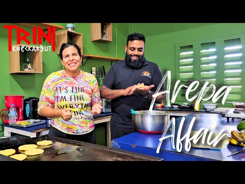 Making arepas with my Venezuelan wife.