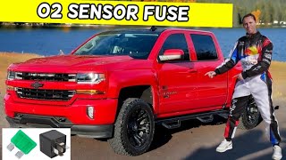 CHEVROLET SILVERADO O2 SENSOR FUSE LOCATION REPLACEMENT 2014 2015 2016 2017 2018 2019
