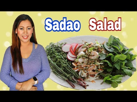 Sadao and Shrimp Salad | Khmer food | Delicious food | Healthy food | Diet food