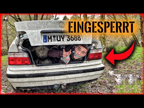 TRAPPED in the trunk - Can you escape? | Survival self-experiment | Survival Mattin