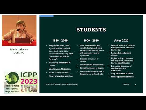 ICPP2023: Raising awareness of plants and ways of teaching plant pathology