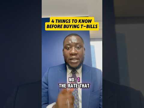 4 Things to Know Before Buying T-Bills #tbills #Ghana #Investing #financialliteracy