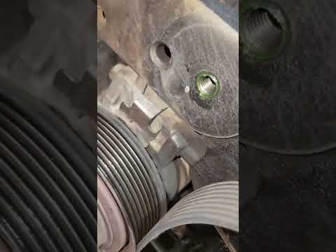 CAN'T get it wrong, but BELT goes on FIRST, Tensioner Position Cummins 6.7 Oil Leak #diesel #trucks