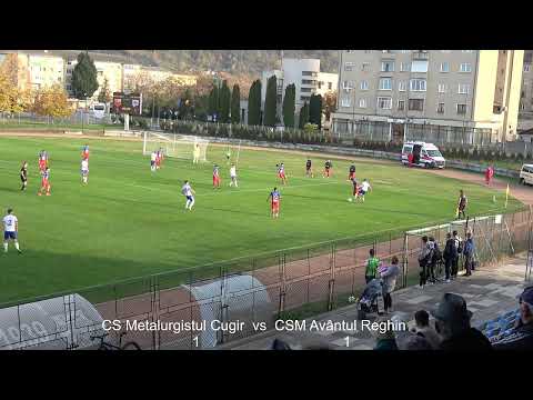 LIVE - FRF - Liga 3 - CS Metalurgistul Cugir vs CSM Avântul Reghin - Repriza 2
