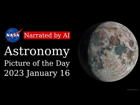 APOD: 2023-01-16 - Moon Enhanced (Narrated by Emma)