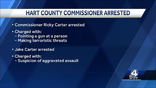 Hart County commissioner arrested