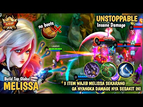 BEST BUILD MELISSA DI PATCH TERBARU | BUILD TOP GLOBAL MELISSA | MLBB