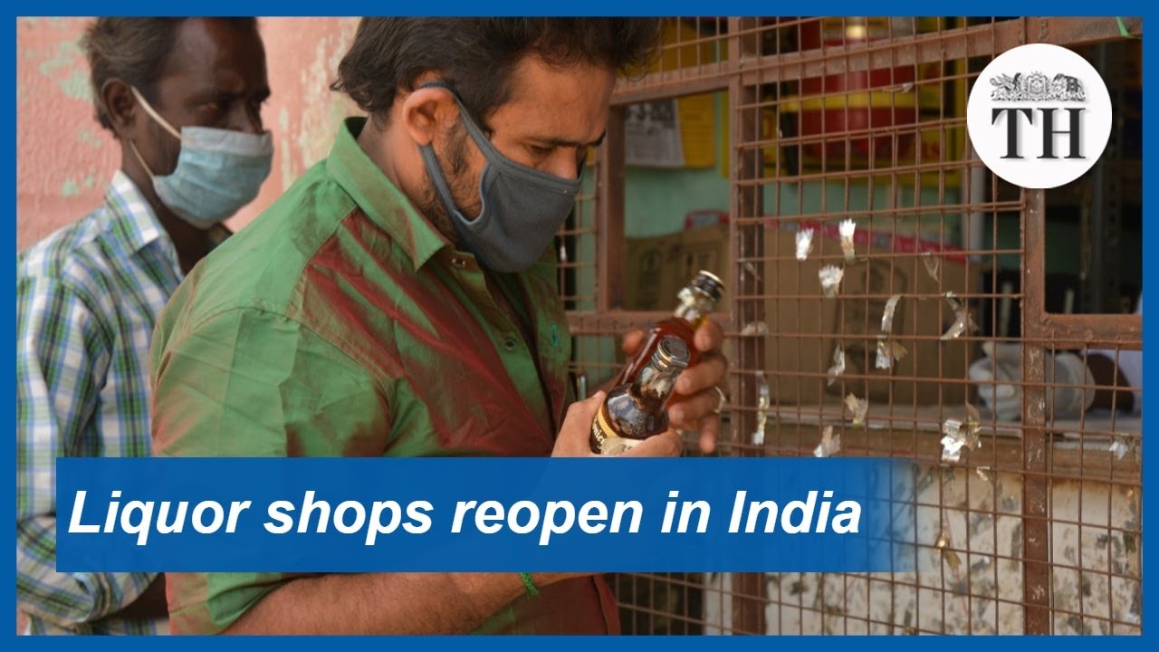 When liquor shops reopened in several Indian States