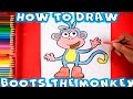 How To Draw Boots From Dora The Explorer
