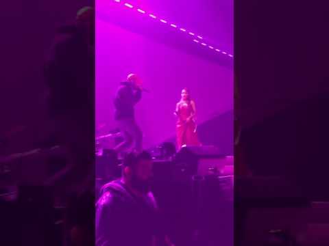Ariana Grande ft Mac miller - The way and Dang (Live at Paris)