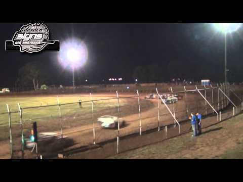 REMASTERED: V8 Dirt Modifieds - A-Main - QLD Title - Kingaroy Speedway - 14.04.12