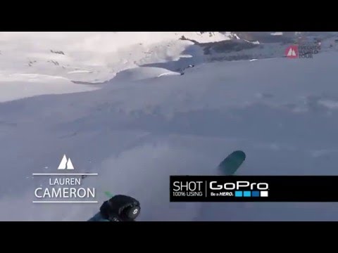 GoPro Run Lauren Cameron 3rd place - Fieberbrunn Kitzbüheler Alpen - Swatch Freeride World Tour 2016