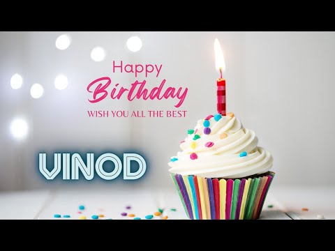 Happy Birthday Vinod 🥳🎈| Happy Birthday To You Vinod 🎁🎂 | Birthday Song |Whatsapp status |Dj music