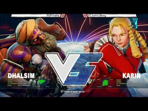 Toryuken V - Top 8 | Justin Wong (Karin) vs FChamp (Dhalsim)