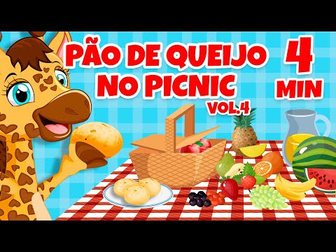 Pão de Queijo no Picnic Vol. 4 - Giramille 4 min | Desenho Animado Musical