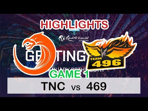 TNC vs 496 Game 1 Highlights | ESL One Genting 2018