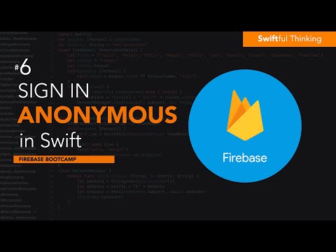 iOS Firebase Authentication: Sign In Anonymously Tutorial | Firebase Bootcamp #6 thumbnail