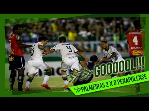 Gols - Penapolense 0 x 2 Palmeiras - Paulistão 2015