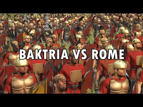 Baktria vs Rome - Multiplayer Battle - Total War Rome 2