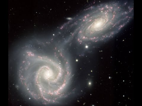 Milky Way and Andromeda Collision - Time Lapse