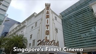 I visited Singapore's finest cinema!🎬✨ #CapitolTheatre