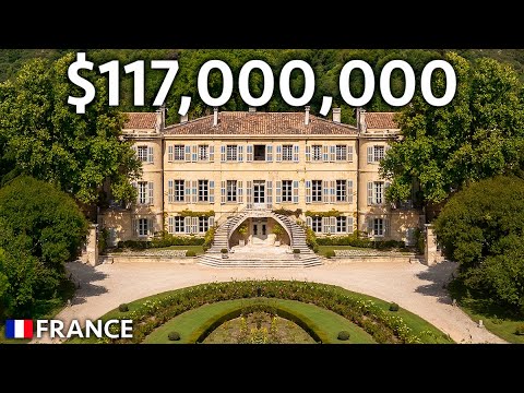 Touring a $117,000,000 ACTUAL CASTLE in South of France!