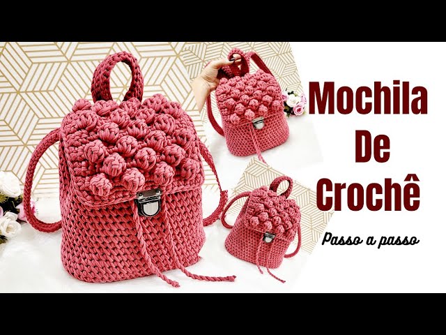 РЮКЗАК КРЮЧКОМ С ПУБЛИЧНОЙ СТЕЖКОЙ И ОВАЛЬНОЙ ОСНОВОЙ