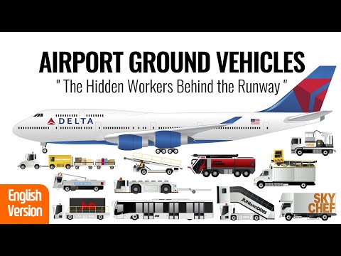Airport Ground Vehicles "The Hidden Workers Behind The Runway"