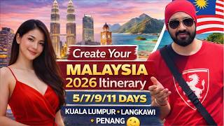 Malaysia Budget Trip & Visa for Indian 2026 🇲🇾 | 5, 7, 9, 11 Day Itinerary | Kuala Lumpur Langkawi