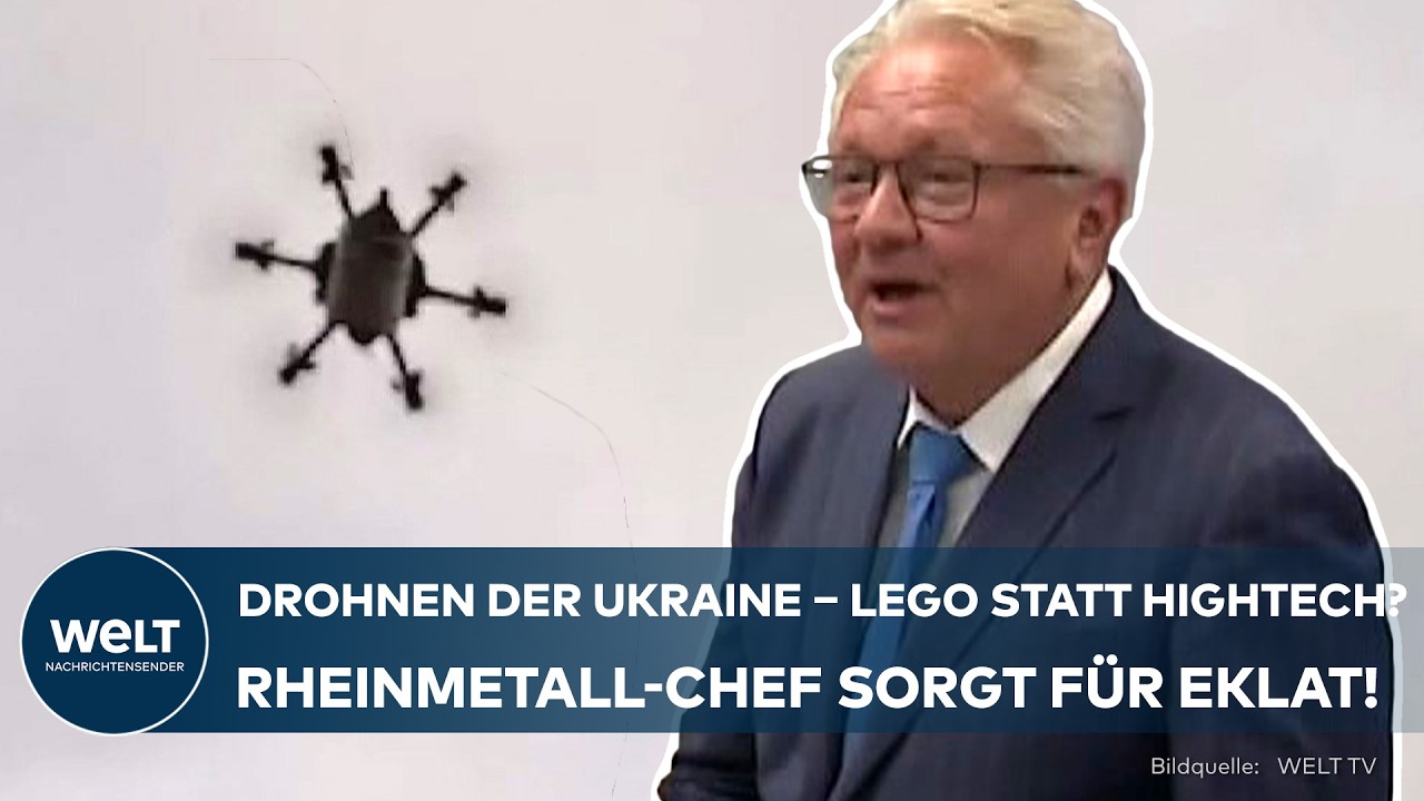 UKRAINE-KRIEG: Hausfrauen, die mit Lego spielen? Rheinmetall-Chef Pappberger sorgt für Empörung