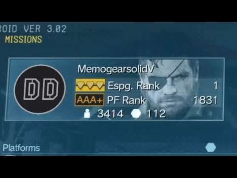 GHOSTING the RANK 1 PLAYER'S FOB - MGSV
