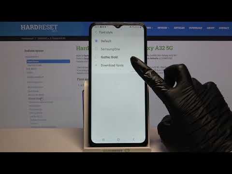 How to Install and Apply Rosemary Font on Samsung Galaxy A32 5G?