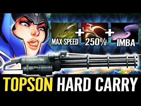 TOPSON Luna +1K Gold Per Min 1v5 Unlimited Moon Glaives Hyper Carry Dota 2