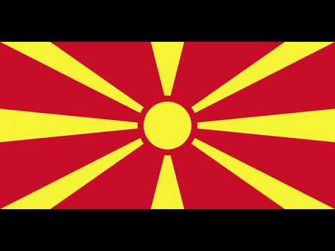 LA BANDIERA DELLA MACEDONIA DEL NORD