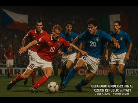 Czech Republic vs Italy | Full Match | UEFA Euro Under-21 Final | June 4, 2000 | Youth Glory