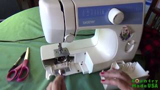 Sewing with Brother LS 2125 Buttonholes and Threading