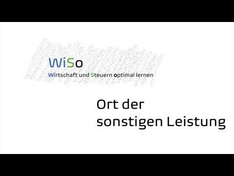§ 3a ff UStG: Ort der sonstigen Leistung