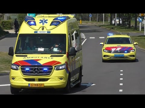 Verschillende Ambulances uit Hollands-Midden met spoed in Nederland