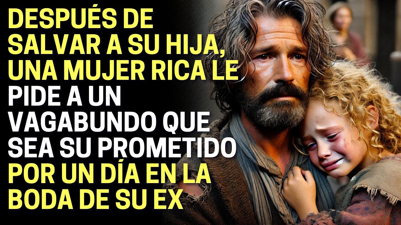 Después de salvar a su hija, una mujer rica le pide a un vagabundo que sea su prometido por un día..