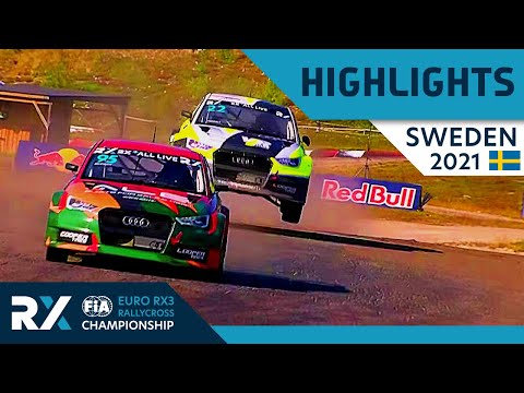 世界ラリークロス 第4戦スウェーデン（ホーリエス）2021年 RX3クラスの決勝ファイナルのハイライト動画