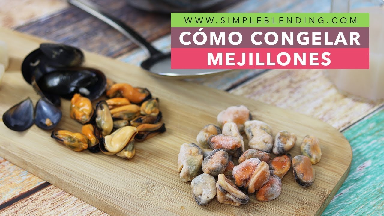 CÓMO CONGELAR MEJILLONES EN CASA | Congelación casera de los mejillones | Mejillones congelados