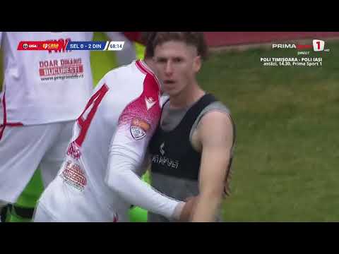 GOOOL Dinamo! Lovitura perfectă de cap a lui Roșu cu Șelimbăr îi apropie pe ”câini” de play-off