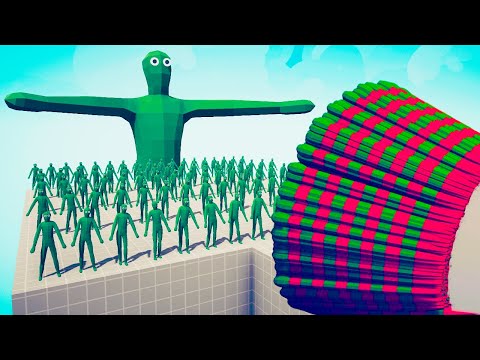 100x ZOMBIE + GIANT vs EVERY GOD - Totally Accurate Battle Simulator | TABS