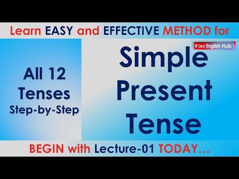Lecture 12 | Spoken English Learning Videos | Sentence Formation | Simple Present Tense
