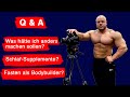 Q&A | WAS HÄTTE ICH ANDERS MACHEN SOLLEN? | FASTEN im Bodybuilding? | MEIN IDOL? | WETTKAMPF?