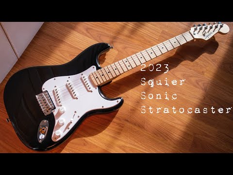 Электрогитара SQUIER SONIC STRATOCASTER MN BLACK - фото 2 - id-p2235333345