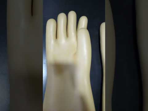 Plain latex electrical hand gloves commander class 4