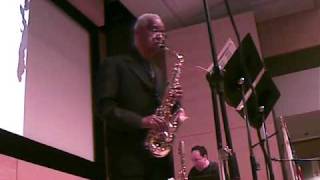 Roscoe Mitchell & Willie Wynant perform at the Bob Kaufman Celebration (2)