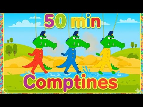 50 MIN de Comptines 🎵 Ah les Crocodiles et Plus | Comptines de Ludizio