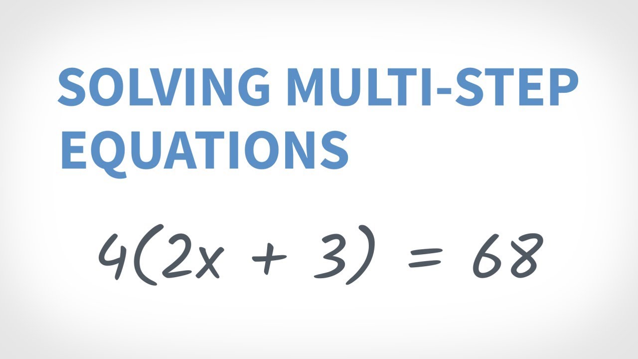 GCFLearnFree Math: Solving Multi-Step Equations